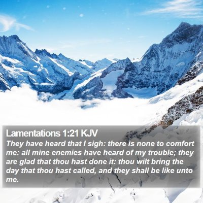 Lamentations 1:21 KJV Bible Verse Image