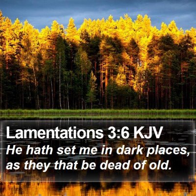 Lamentations 3:6 KJV Bible Verse Image
