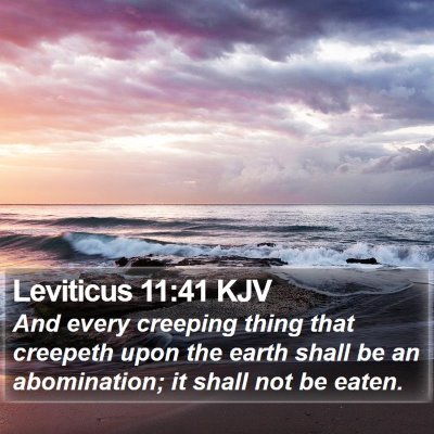 Leviticus 11:41 KJV Bible Verse Image
