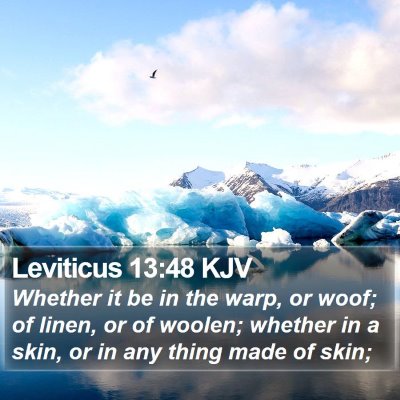 Leviticus 13:48 KJV Bible Verse Image