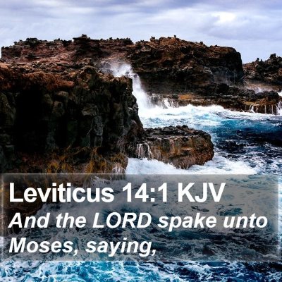Leviticus 14:1 KJV Bible Verse Image