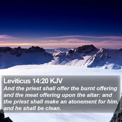 Leviticus 14:20 KJV Bible Verse Image