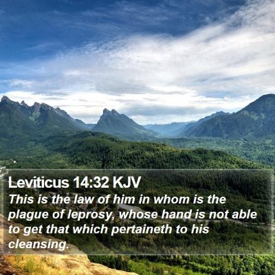 Leviticus 14:32 KJV Bible Verse Image