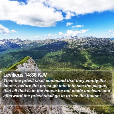 Leviticus 14:36 KJV Bible Verse Image