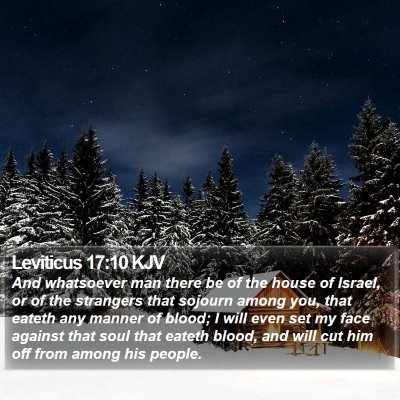 Leviticus 17:10 KJV Bible Verse Image