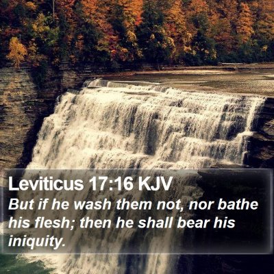 Leviticus 17:16 KJV Bible Verse Image