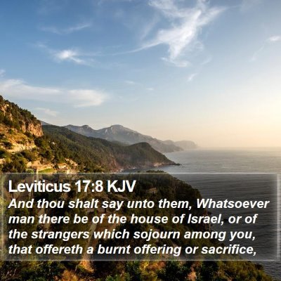 Leviticus 17:8 KJV Bible Verse Image