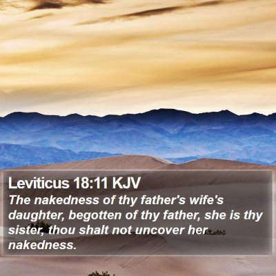 Leviticus 18:11 KJV Bible Verse Image