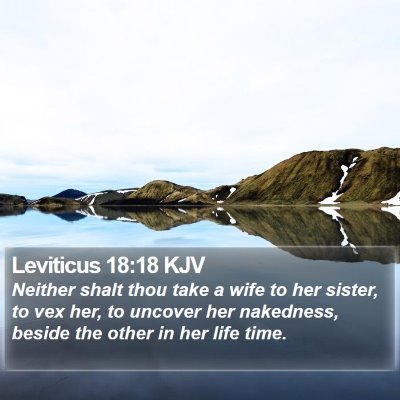 Leviticus 18:18 KJV Bible Verse Image