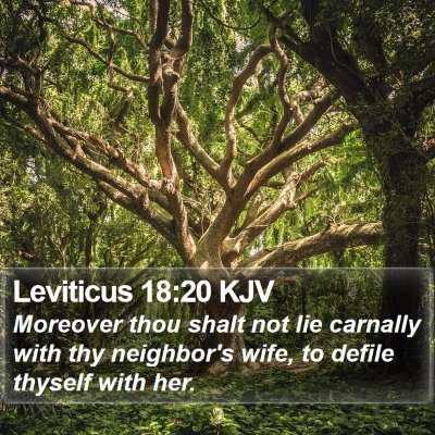 Leviticus 18:20 KJV Bible Verse Image