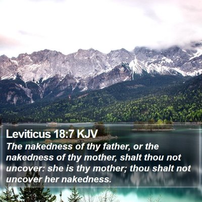 Leviticus 18:7 KJV Bible Verse Image