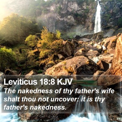 Leviticus 18:8 KJV Bible Verse Image