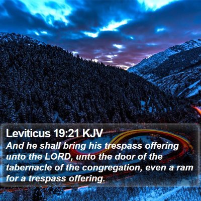 Leviticus 19:21 KJV Bible Verse Image