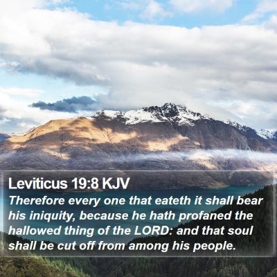 Leviticus 19:8 KJV Bible Verse Image