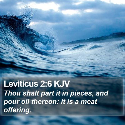 Leviticus 2:6 KJV Bible Verse Image
