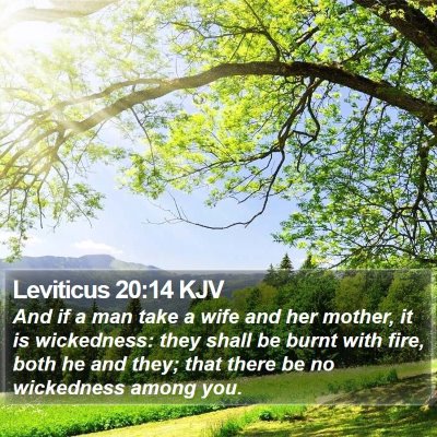 Leviticus 20:14 KJV Bible Verse Image