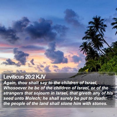 Leviticus 20:2 KJV Bible Verse Image