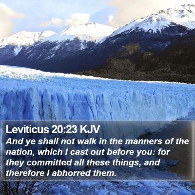 Leviticus 20:23 KJV Bible Verse Image