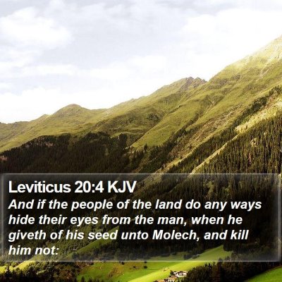 Leviticus 20:4 KJV Bible Verse Image