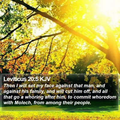 Leviticus 20:5 KJV Bible Verse Image