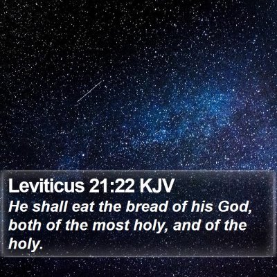 Leviticus 21:22 KJV Bible Verse Image