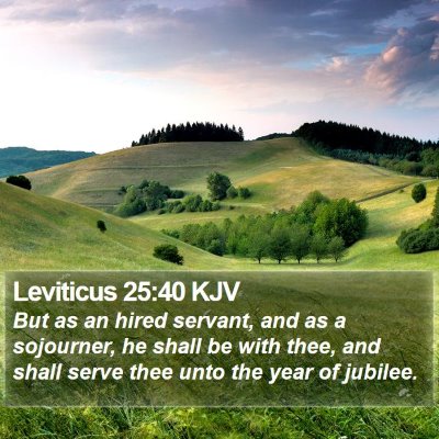 Leviticus 25:40 KJV Bible Verse Image