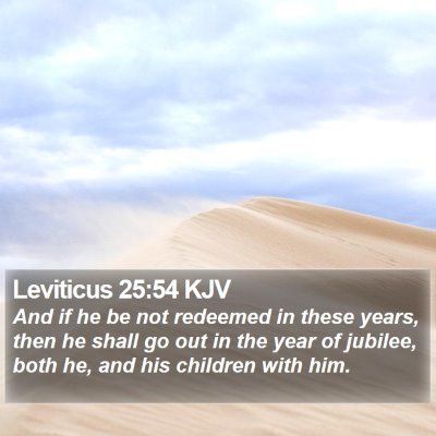 Leviticus 25:54 KJV Bible Verse Image