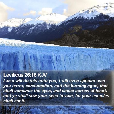 Leviticus 26:16 KJV Bible Verse Image