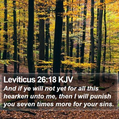 Leviticus 26:18 KJV Bible Verse Image