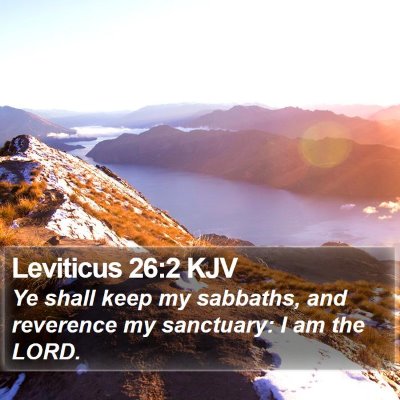 Leviticus 26:2 KJV Bible Verse Image