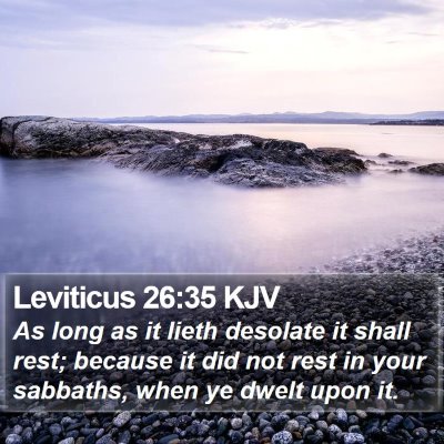 Leviticus 26:35 KJV Bible Verse Image