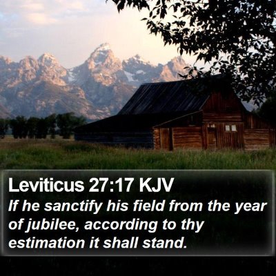 Leviticus 27:17 KJV Bible Verse Image