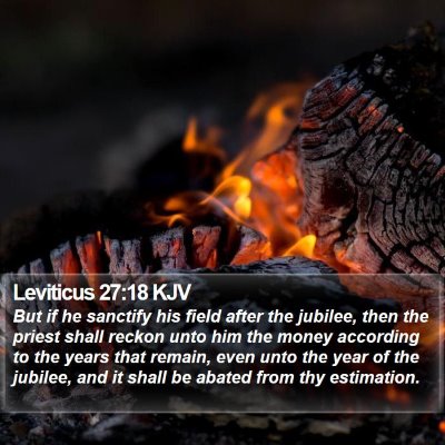 Leviticus 27:18 KJV Bible Verse Image