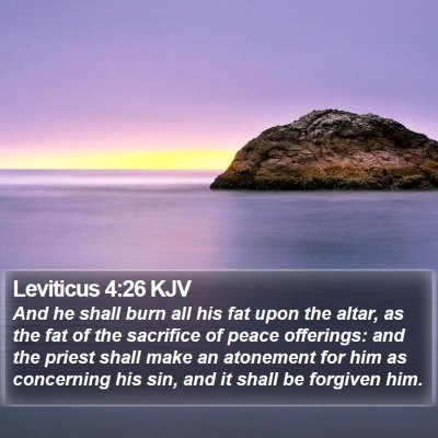 Leviticus 4:26 KJV Bible Verse Image