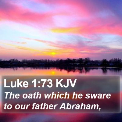 Luke 1:73 KJV Bible Verse Image