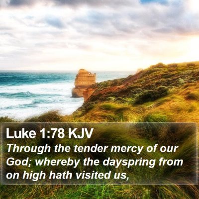 Luke 1:78 KJV Bible Verse Image