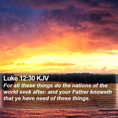 Luke 12:30 KJV Bible Verse Image