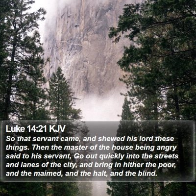 Luke 14:21 KJV Bible Verse Image
