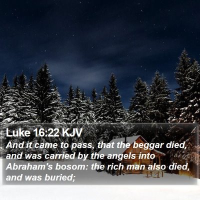 Luke 16:22 KJV Bible Verse Image