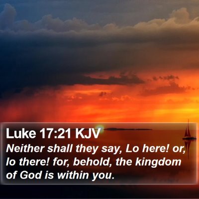 Luke 17:21 KJV Bible Verse Image