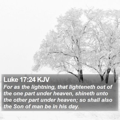Luke 17:24 KJV Bible Verse Image