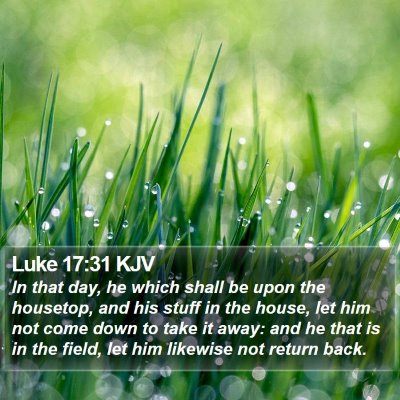 Luke 17:31 KJV Bible Verse Image