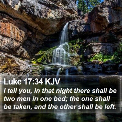 Luke 17:34 KJV Bible Verse Image