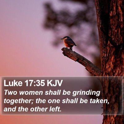 Luke 17:35 KJV Bible Verse Image