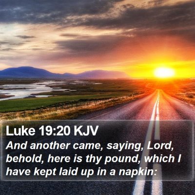 Luke 19:20 KJV Bible Verse Image
