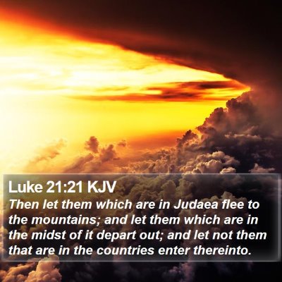Luke 21:21 KJV Bible Verse Image