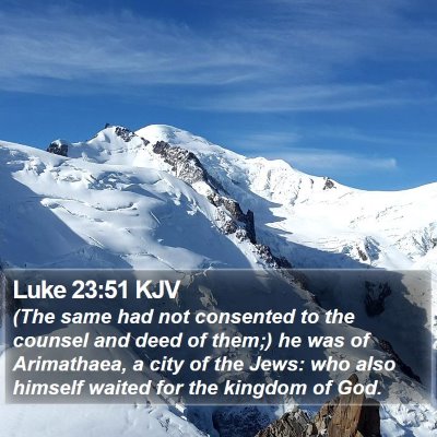 Luke 23:51 KJV Bible Verse Image