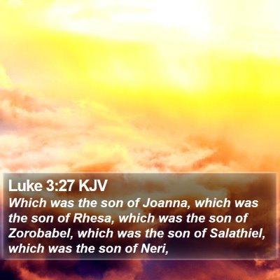 Luke 3:27 KJV Bible Verse Image