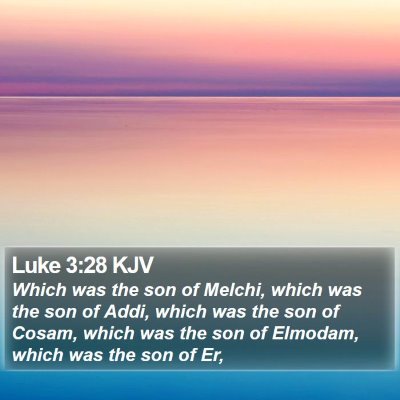 Luke 3:28 KJV Bible Verse Image