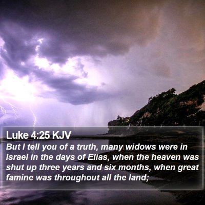 Luke 4:25 KJV Bible Verse Image